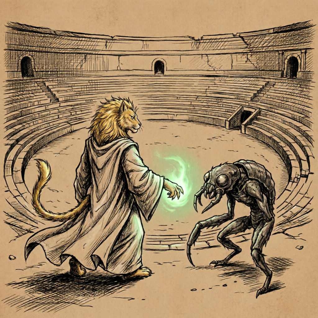 Illustration — The Shadow Paw